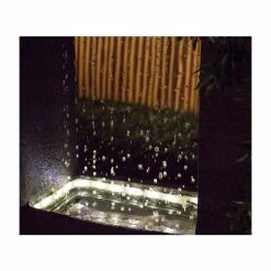 H56cm Rain Effect Water Feature with Planter | Indoor/Outdoor Use by Ambienté -Water Features Store WF4215 add image 3 6c8d