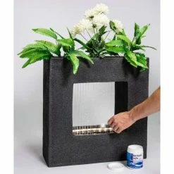 H56cm Rain Effect Water Feature with Planter | Indoor/Outdoor Use by Ambienté -Water Features Store WF4215 add image 6 cdf5