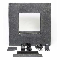 H56cm Rain Effect Water Feature with Planter | Indoor/Outdoor Use by Ambienté -Water Features Store WF4215 add image 7 7302