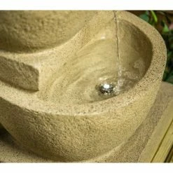 H72cm Kendal 4-Tier Cascading Solar Water Feature with Lights by Solaray 15 H72cm Kendal 4-Tier Cascading Solar Water Feature with Lights by Solaray -Water Features Store WF4223 add image 4 b5aa