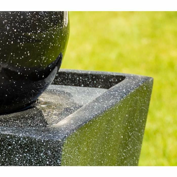 H82cm Manila Solar Sphere Water Feature with Lights by Solaray 8 H82cm Manila Solar Sphere Water Feature with Lights by Solaray - Image 6