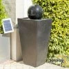 H82cm Manila Solar Sphere Water Feature with Lights by Solaray 2 H82cm Manila Solar Sphere Water Feature with Lights by Solaray -Water Features Store WF4225 main image 95e4