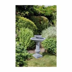H70cm Chatsworth Solar Powered Fountain Bird Bath -Water Features Store WF4240 add image 2 1175