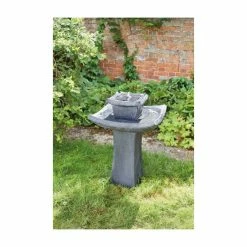 H72cm Pagoda Solar Water Fountain & Bird Bath -Water Features Store WF4241 add image 2 a36d