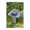 H72cm Pagoda Solar Water Fountain & Bird Bath 2 H72cm Pagoda Solar Water Fountain & Bird Bath -Water Features Store WF4241 main image afac