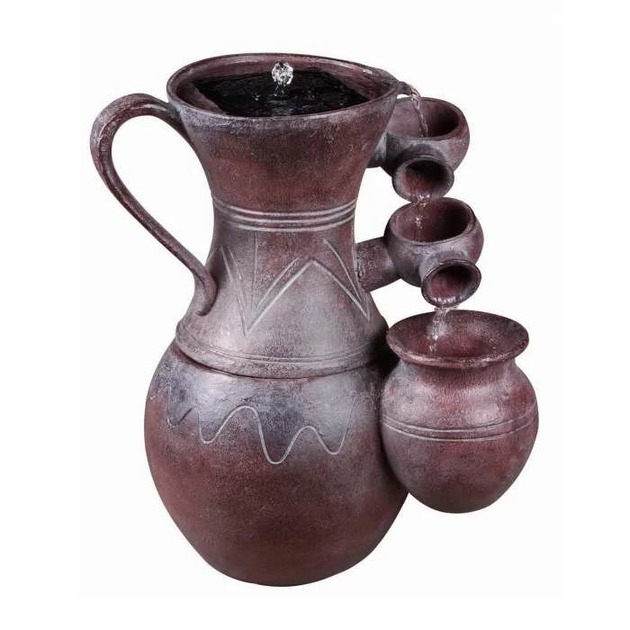 H55cm Pitcher Solar Water Feature 5 H55cm Pitcher Solar Water Feature - Image 3