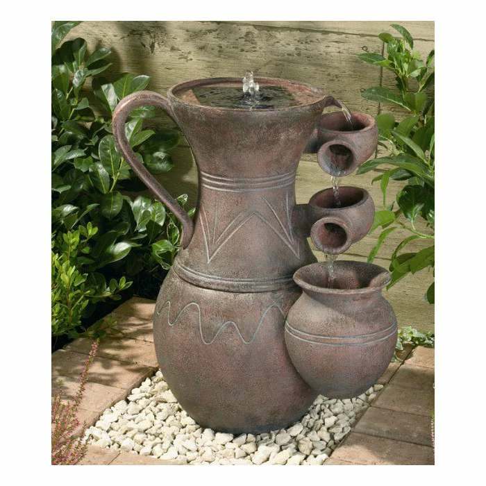 H55cm Pitcher Solar Water Feature 3 H55cm Pitcher Solar Water Feature