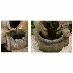 H77cm Cherika Cascading Oil Jars Water Feature | Indoor/Outdoor Use by Ambienté 9 H77cm Cherika Cascading Oil Jars Water Feature | Indoor/Outdoor Use by Ambienté -Water Features Store WF6004 add image 2 e4ab
