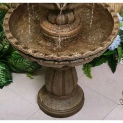 H93cm Jata 2-Tier Water Fountain -Water Features Store WF6005 add image 2 b336