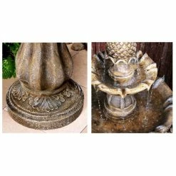 H100cm Zuvan 2-Tier Water Fountain by Ambienté 10 H100cm Zuvan 2-Tier Water Fountain by Ambienté -Water Features Store WF6006 add image 2 462d