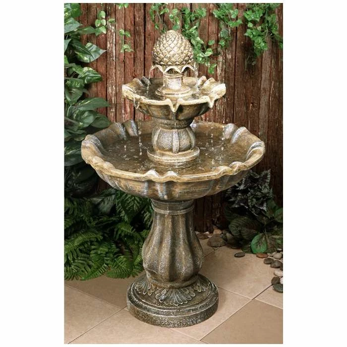 H100cm Zuvan 2-Tier Water Fountain by Ambienté 3 H100cm Zuvan 2-Tier Water Fountain by Ambienté