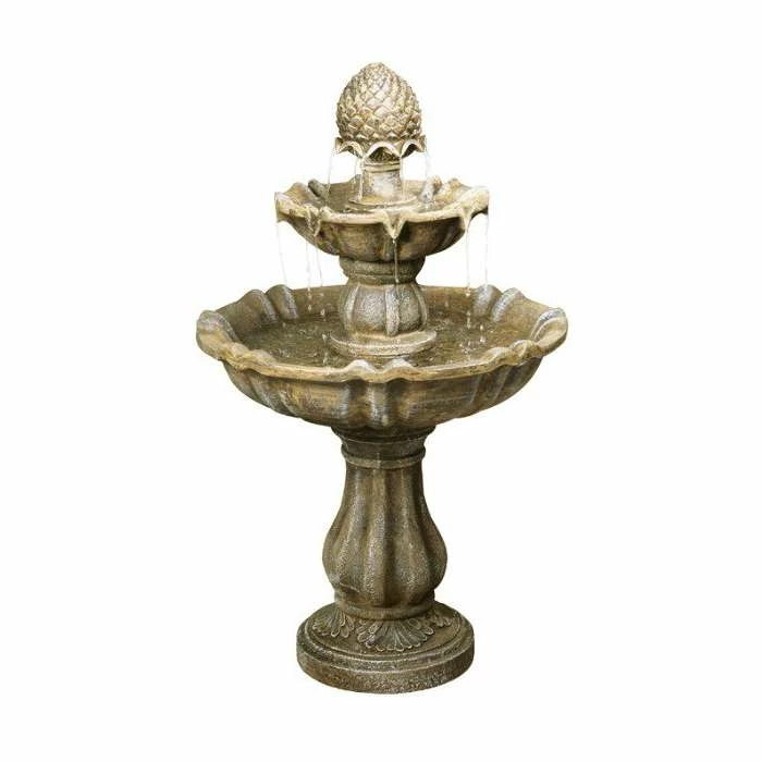 H100cm Zuvan 2-Tier Water Fountain by Ambienté 4 H100cm Zuvan 2-Tier Water Fountain by Ambienté - Image 2