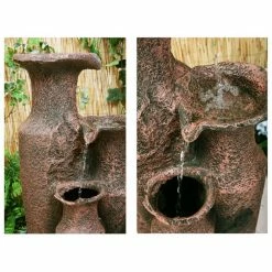 H84cm Sama Cascading Jars Water Feature | Indoor/Outdoor Use by Ambienté -Water Features Store WF6007 add image 1 72d5