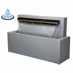 H57cm Blade Fountain Stainless Steel Water Feature | Indoor/Outdoor Use by Ambienté