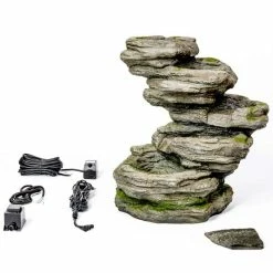 H56cm Sanke Steps 5-Tier Cascading Water Feature with Lights by Ambienté -Water Features Store WF7079 add image 5 9312
