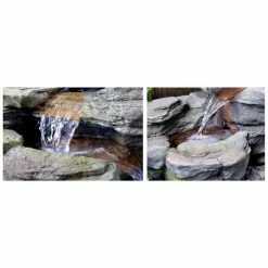H65cm Ogen River Leap 4-Tier Cascading Water Feature with Lights | Indoor/Outdoor Use by Ambienté -Water Features Store WF7080 add image 2 3c49