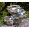 H65cm Ogen River Leap 4-Tier Cascading Water Feature with Lights | Indoor/Outdoor Use by Ambienté 2 H65cm Ogen River Leap 4-Tier Cascading Water Feature with Lights | Indoor/Outdoor Use by Ambienté -Water Features Store WF7080 main image 3489