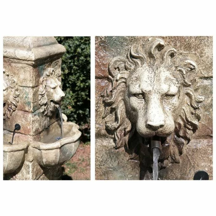 H100cm Majestic Lion Water Feature with Lights | Indoor/Outdoor Use by Ambienté 4 H100cm Majestic Lion Water Feature with Lights | Indoor/Outdoor Use by Ambienté - Image 2