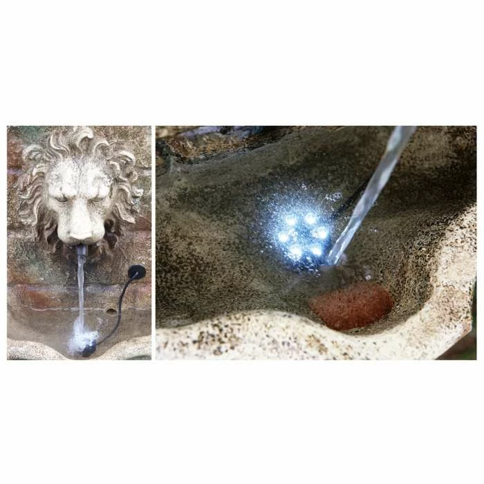 H100cm Majestic Lion Water Feature with Lights | Indoor/Outdoor Use by Ambienté 6 H100cm Majestic Lion Water Feature with Lights | Indoor/Outdoor Use by Ambienté - Image 4