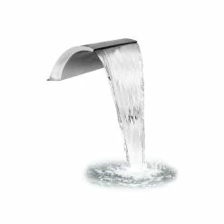 L60cm Wide Arc Stainless Steel Waterfall Blade Cascade by Ambienté