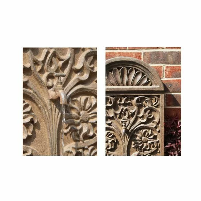 H72cm Arbury Rust Effect Wall Fountain by Ambienté 5 H72cm Arbury Rust Effect Wall Fountain by Ambienté - Image 3