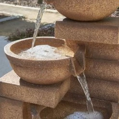 H86cm Kendal 4-Tier Cascade Water Feature with Lights by Ambienté -Water Features Store WF7147 add image 2 c6be