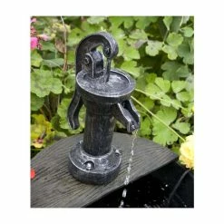 H54cm Tap and Half Barrel Solar Water Feature by Solaray 15 H54cm Tap and Half Barrel Solar Water Feature by Solaray -Water Features Store WF8438A add image 3 f285