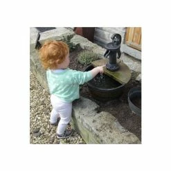 H54cm Tap and Half Barrel Solar Water Feature by Solaray 19 H54cm Tap and Half Barrel Solar Water Feature by Solaray -Water Features Store WF8438A add image 7 d583