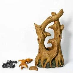 H86cm Squirrel Tree Falls Water Feature with Lights by Ambienté -Water Features Store WF8466 add image 3 4af9