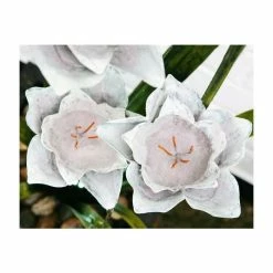 H100cm Narcissi Garden Flower Steel Water Feature with Lights | Indoor/Outdoor Use -Water Features Store WF8495 add image 6 c018