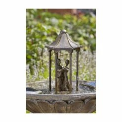 H83cm Dancing Couple Solar Bird Bath Water Feature 7 H83cm Dancing Couple Solar Bird Bath Water Feature -Water Features Store WF8712 add image 1 7363