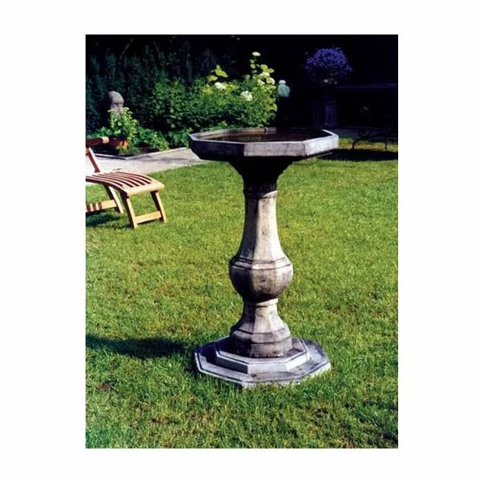 Pedestal Birdbath Plain 3 Pedestal Birdbath Plain