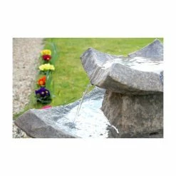 H62cm Pavillion Solar Bird Bath Water Feature by Solaray -Water Features Store WF9300 add image 2 8234