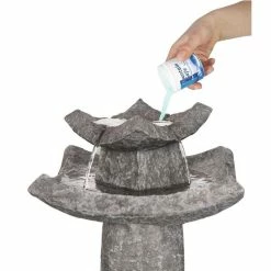 H62cm Pavillion Solar Bird Bath Water Feature by Solaray -Water Features Store WF9300 add image 5 95e7