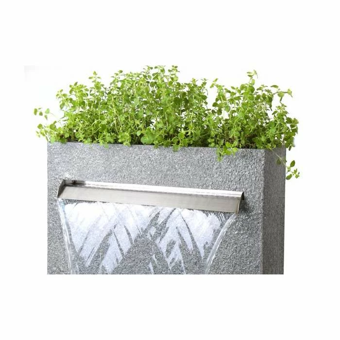 H89cm Cascata Delle Granite Touch Waterfall Planter with Lights by Ambienté 3 H89cm Cascata Delle Granite Touch Waterfall Planter with Lights by Ambienté - Image 2