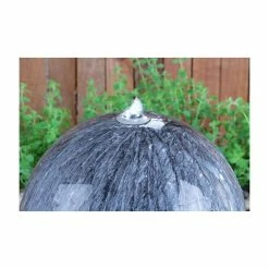 H50cm Echo Falls Marble Touch Stainless Steel Sphere | Indoor/Outdoor Use by Ambienté 12 H50cm Echo Falls Marble Touch Stainless Steel Sphere | Indoor/Outdoor Use by Ambienté -Water Features Store WF9371 add image 2 8e66