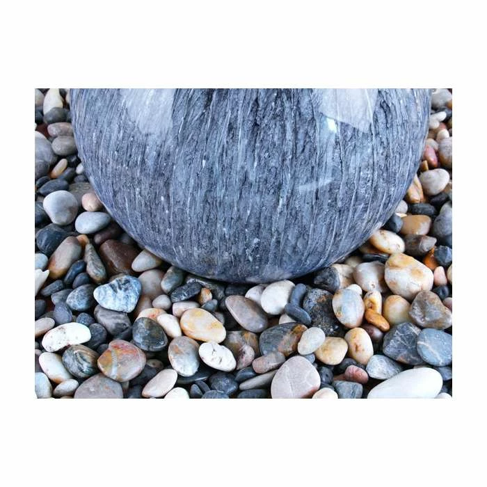 H50cm Echo Falls Marble Touch Stainless Steel Sphere | Indoor/Outdoor Use by Ambienté 7 H50cm Echo Falls Marble Touch Stainless Steel Sphere | Indoor/Outdoor Use by Ambienté - Image 5