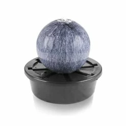 H50cm Echo Falls Marble Touch Stainless Steel Sphere | Indoor/Outdoor Use by Ambienté 15 H50cm Echo Falls Marble Touch Stainless Steel Sphere | Indoor/Outdoor Use by Ambienté -Water Features Store WF9371 add image 5 5fdb