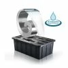 H65cm Atlantis Stainless Steel Water Feature with Lights by Ambienté 2 H65cm Atlantis Stainless Steel Water Feature with Lights by Ambienté -Water Features Store WF9375LPRG main image d957