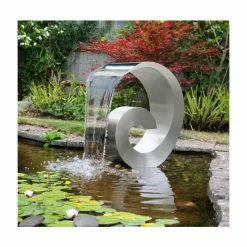 H65cm Atlantis Cascading Stainless Steel Water Feature with Lights by Ambienté 10 H65cm Atlantis Cascading Stainless Steel Water Feature with Lights by Ambienté -Water Features Store WF9375NR add image 2 bf77