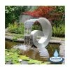 H65cm Atlantis Cascading Stainless Steel Water Feature with Lights by Ambienté 1 H65cm Atlantis Cascading Stainless Steel Water Feature with Lights by Ambienté -Water Features Store WF9375NR main image 35d9
