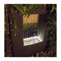 H77cm Milano Rain Water Feature Planter with Lights by Ambienté 12 H77cm Milano Rain Water Feature Planter with Lights by Ambienté -Water Features Store WF9639 add image 1 5626