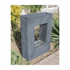 H77cm Milano Rain Water Feature Planter with Lights by Ambienté 15 H77cm Milano Rain Water Feature Planter with Lights by Ambienté -Water Features Store WF9639 add image 4 01e0