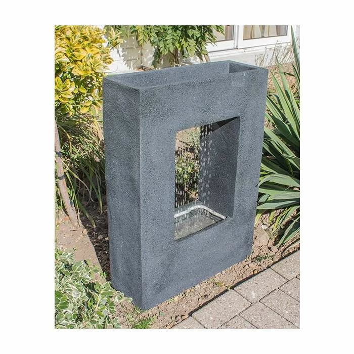 H77cm Milano Rain Water Feature Planter with Lights by Ambienté 8 H77cm Milano Rain Water Feature Planter with Lights by Ambienté - Image 6