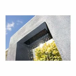 H77cm Milano Rain Water Feature Planter with Lights by Ambienté 17 H77cm Milano Rain Water Feature Planter with Lights by Ambienté -Water Features Store WF9639 add image 6 8874