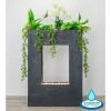 H77cm Milano Rain Water Feature Planter with Lights by Ambienté