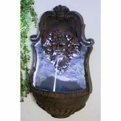 H83cm Zeus Wall Water Feature with Lights by Ambienté -Water Features Store WF9645 add image 1 1d26