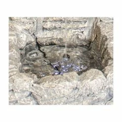 H50cm Easter Island Head Solar Water Feature & Planter with Lights by Solaray -Water Features Store WF9718 add image 5 567d