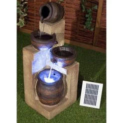 H76cm Juno 4-Tier Cascading Bowls Water Feature with Lights by Solaray 13 H76cm Juno 4-Tier Cascading Bowls Water Feature with Lights by Solaray -Water Features Store WF9748 add image 2 87f8