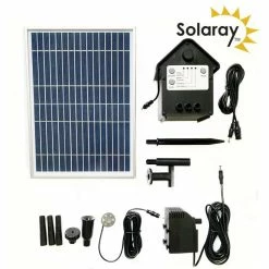 800LPH Solar Water Pump Kit with Lights by Solaray